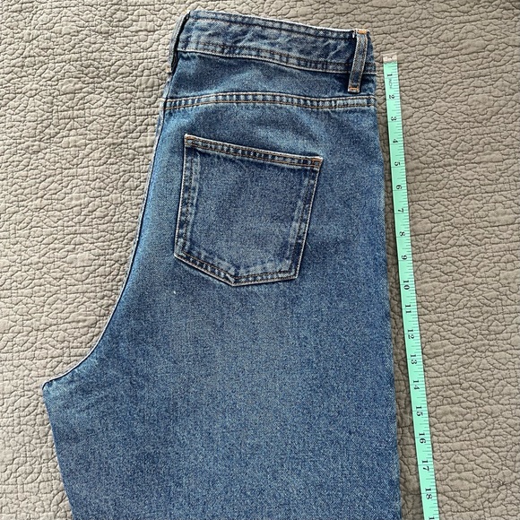 Sézane Enzo denim trousers womens size us 12 fr 44 jeans - Picture 3 of 4